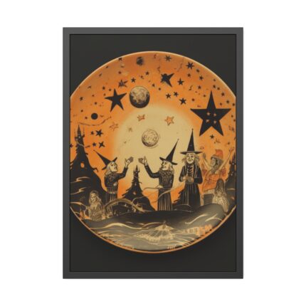Halloween Witches Framed Poster