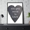 93830-7.jpg All You Need is Love Framed Poster