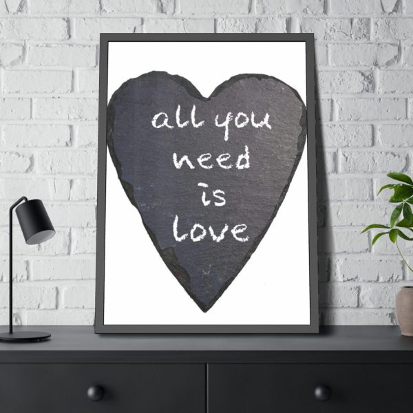 93830-7.jpg All You Need is Love Framed Poster