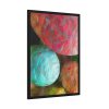 Artistic Easter Eggs Framed Poster