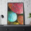 Artistic Easter Eggs Framed Poster