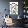 93830-94.jpg Happy Easter Day Vibes Framed Poster