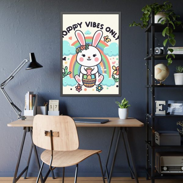 93830-94.jpg Happy Easter Day Vibes Framed Poster