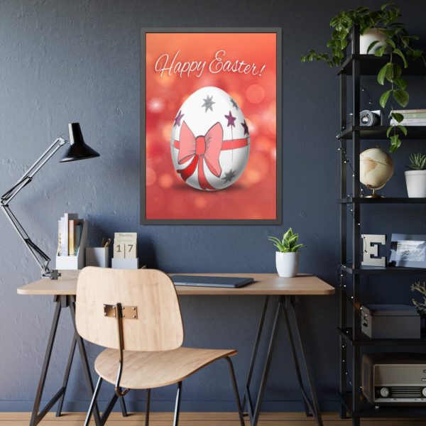 93830-98.jpg Easter Greetings Framed Poster