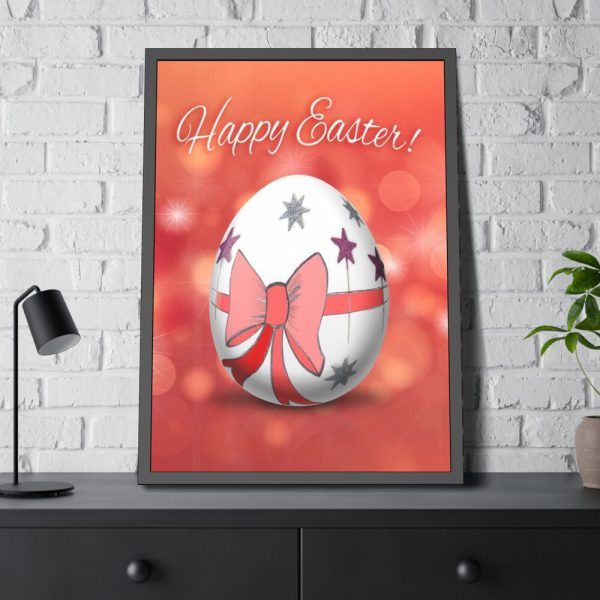 93830-99.jpg Easter Greetings Framed Poster