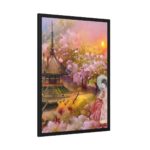Nihon Kenchiku Within a Pink Flowers Framed Poster - Image 6