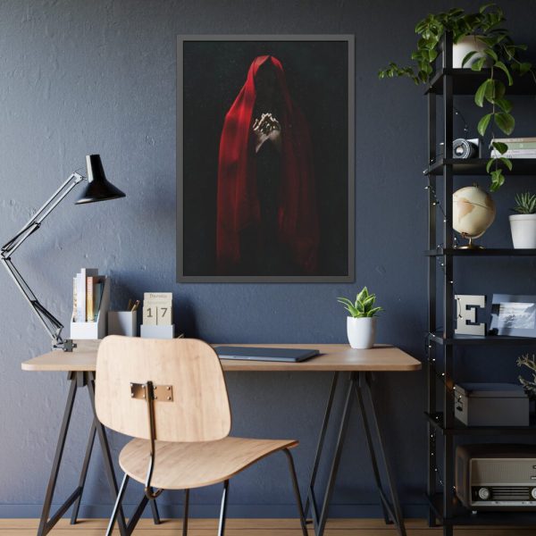 93831-10.jpg Man in Red Cloak Framed Poster