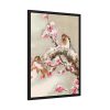 Bird Perching on Tree Top Framed Poster