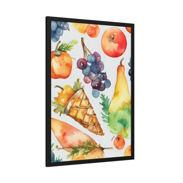 93831-129.jpg Fruit Seamless Watercolor I Framed Poster