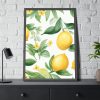 93831-135.jpg Lemon Seamless Fruit Framed Poster