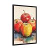 93831-149.jpg Apples Watercolor Art Framed Poster