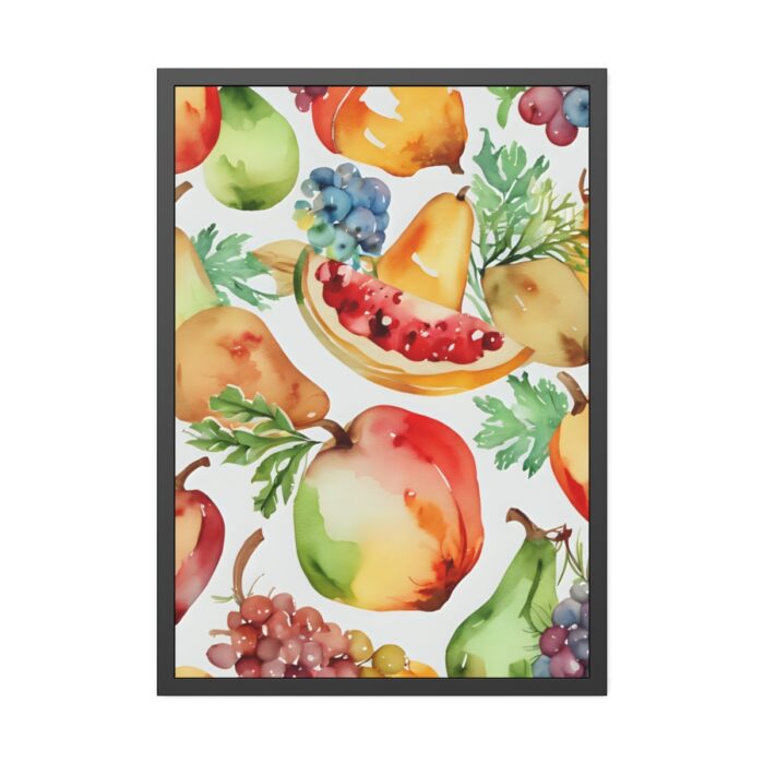 Fruit Seamless Watercolor II Framed Poster - Image 5
