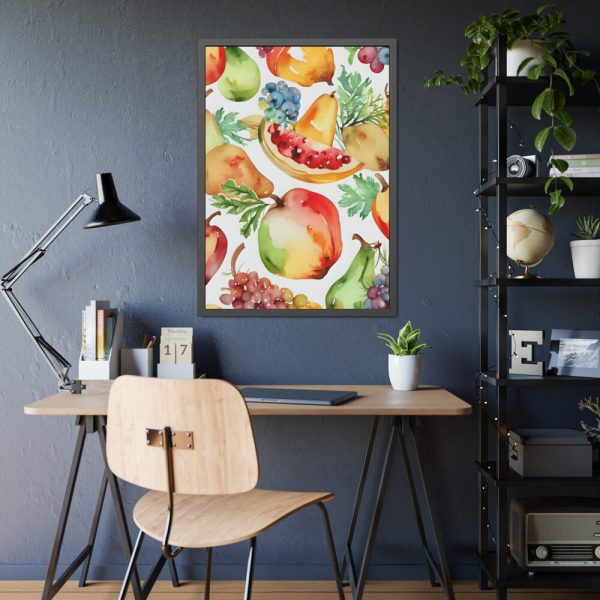 93831-154.jpg Fruit Seamless Watercolor II Framed Poster
