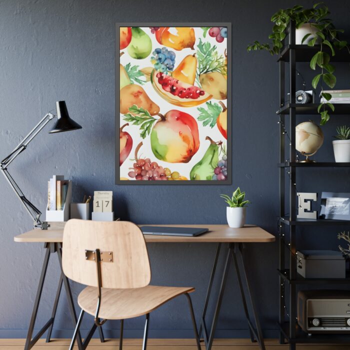 Fruit Seamless Watercolor II Framed Poster - Image 7