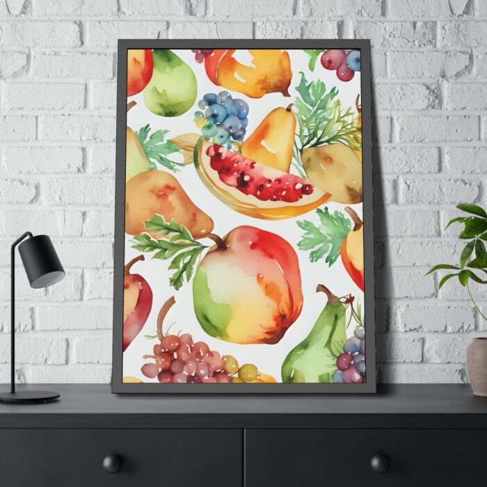 Fruit Seamless Watercolor II Framed Poster - Image 8