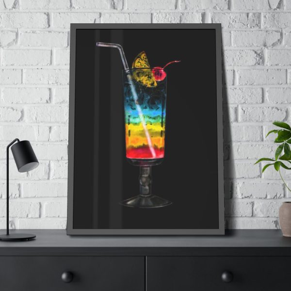 93831-191.jpg Rainbow Coctail Framed Poster