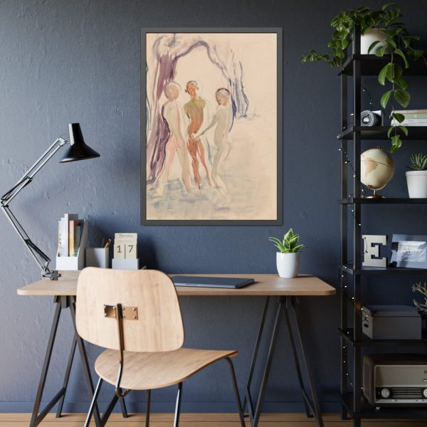 Boys by Magnus Enckell Framed  Poster
