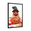93831-21.jpg Funny Halloween Pumpkin Framed Poster