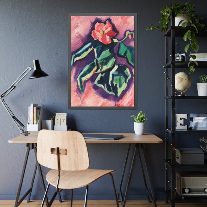 Pink Begonias By Marsden Hartley Framed Poster - Image 7