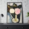 93831-235.jpg Pink and White Flowers in a Vase by Marsden Hartley Framed Poster