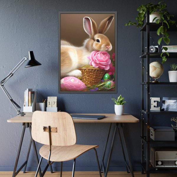 93831-246.jpg Cute Easter Bunny I Framed Poster