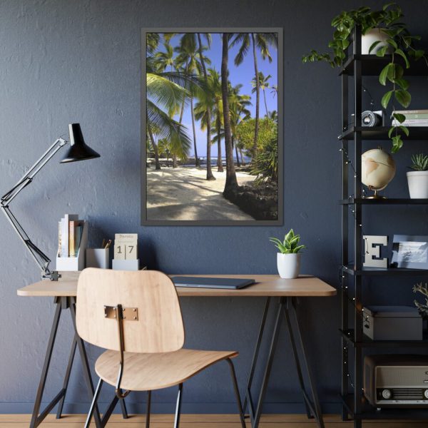 93831-318.jpg Hawaii City Refuge Hawaiian Framed Poster