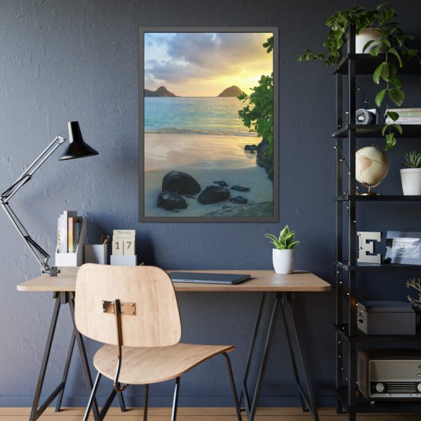 Island Paradise Hawaii Tropical Framed Poster