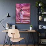 Geisha in Kimono Framed Poster - Image 7