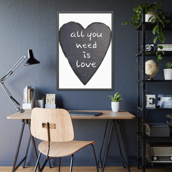 93831-6.jpg All You Need is Love Framed Poster