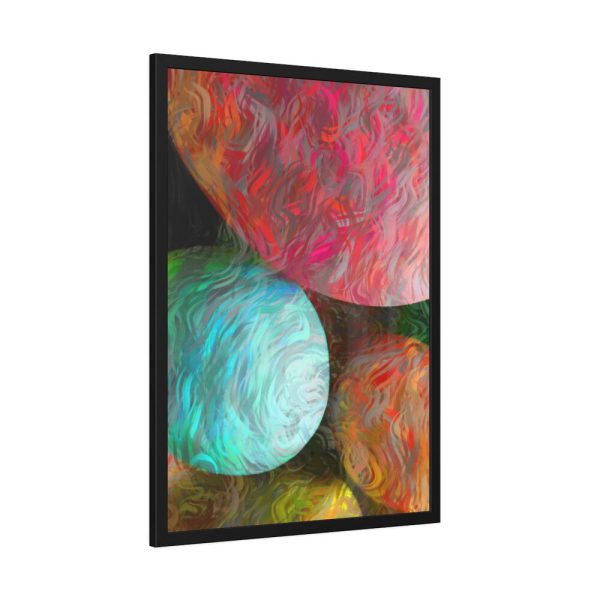 Artistic Easter Eggs Framed Poster