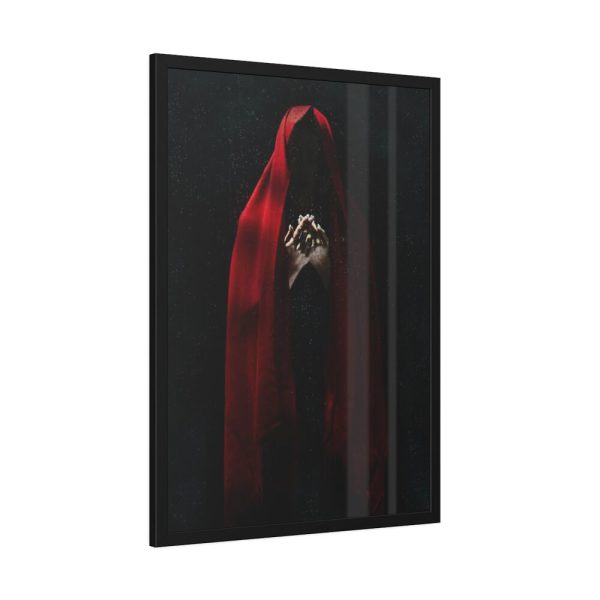 93831-9.jpg Man in Red Cloak Framed Poster