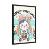 93831-93.jpg Happy Easter Day Vibes Framed Poster