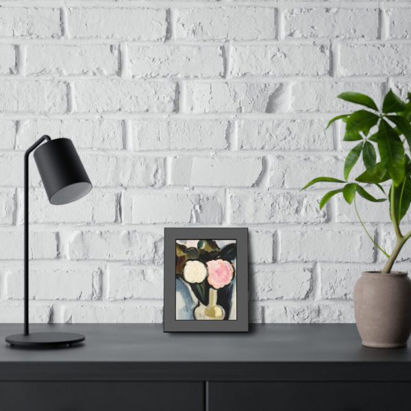 93832-7.jpg Pink and White Flowers in a Vase by Marsden Hartley Framed Poster