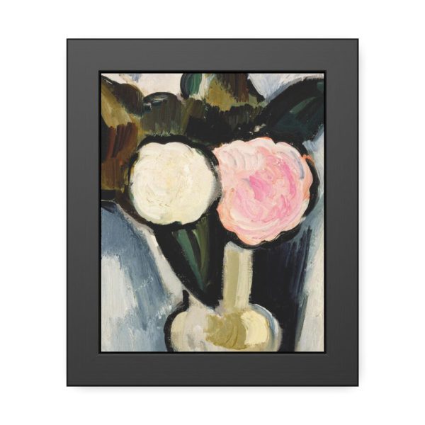 93834-4.jpg Pink and White Flowers in a Vase by Marsden Hartley Framed Poster