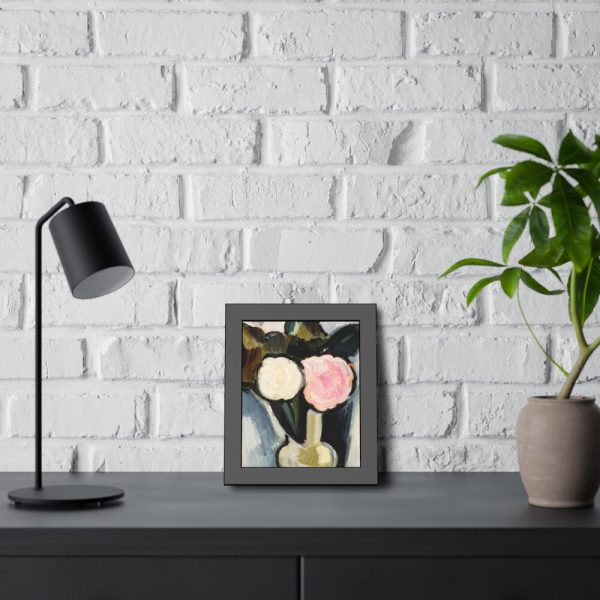 93835-7.jpg Pink and White Flowers in a Vase by Marsden Hartley Framed Poster
