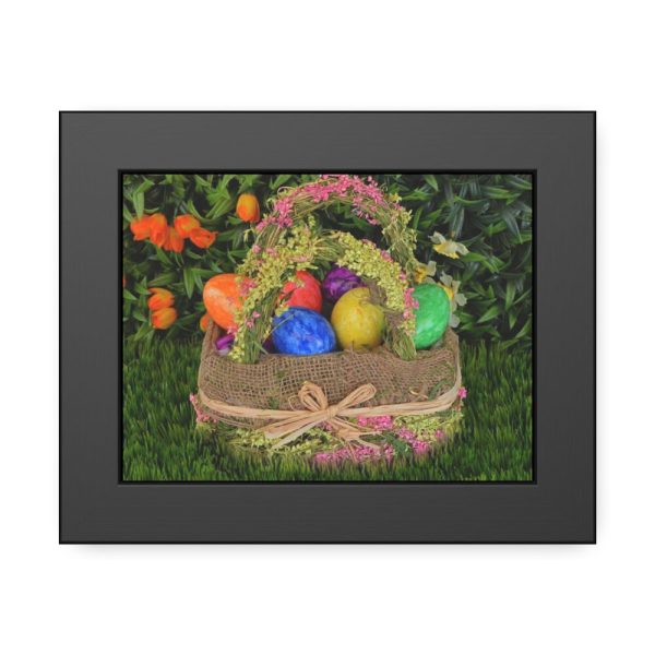 93836.jpg Basket Easter Eggs Framed Poster