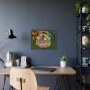 93844-2.jpg Basket Easter Eggs Framed Poster
