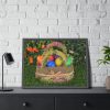 93850-3.jpg Basket Easter Eggs Framed Poster