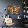 Animal on Bicycle Framed Poster
