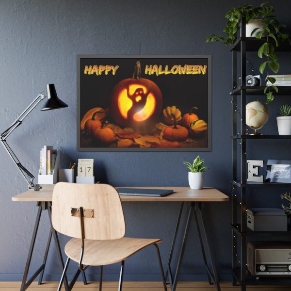 93854-106.jpg Happy Halloween Framed Poster