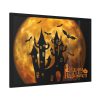 93854-113.jpg Halloween Castle Weird Surreal Atmosphere Framed Poster