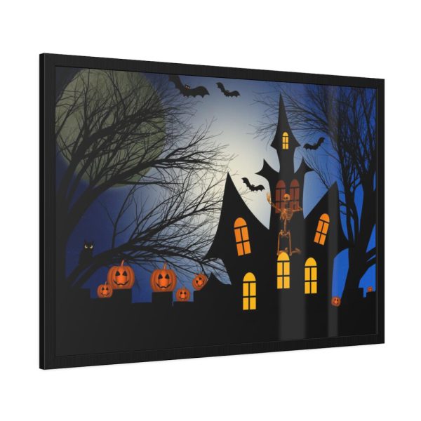 93854-125.jpg Halloween in Darkness Framed Poster