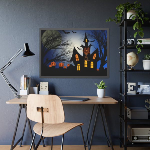 93854-126.jpg Halloween in Darkness Framed Poster
