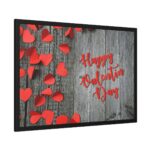 Valentines Day Red Heart Framed Poster - Image 2