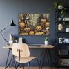 93854-138.jpg Halloween Pumpkins And Skeletons Framed Poster