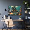 93854-150.jpg Halloween Night Witch Framed Poster