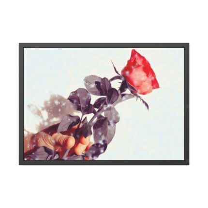Rose Gift Flowers Framed Poster