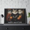 93854-163.jpg Halloween Cats Framed Poster