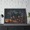 93854-175.jpg Typical Halloween Framed Poster