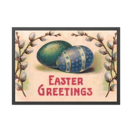 Old Colorful Easter Framed Poster